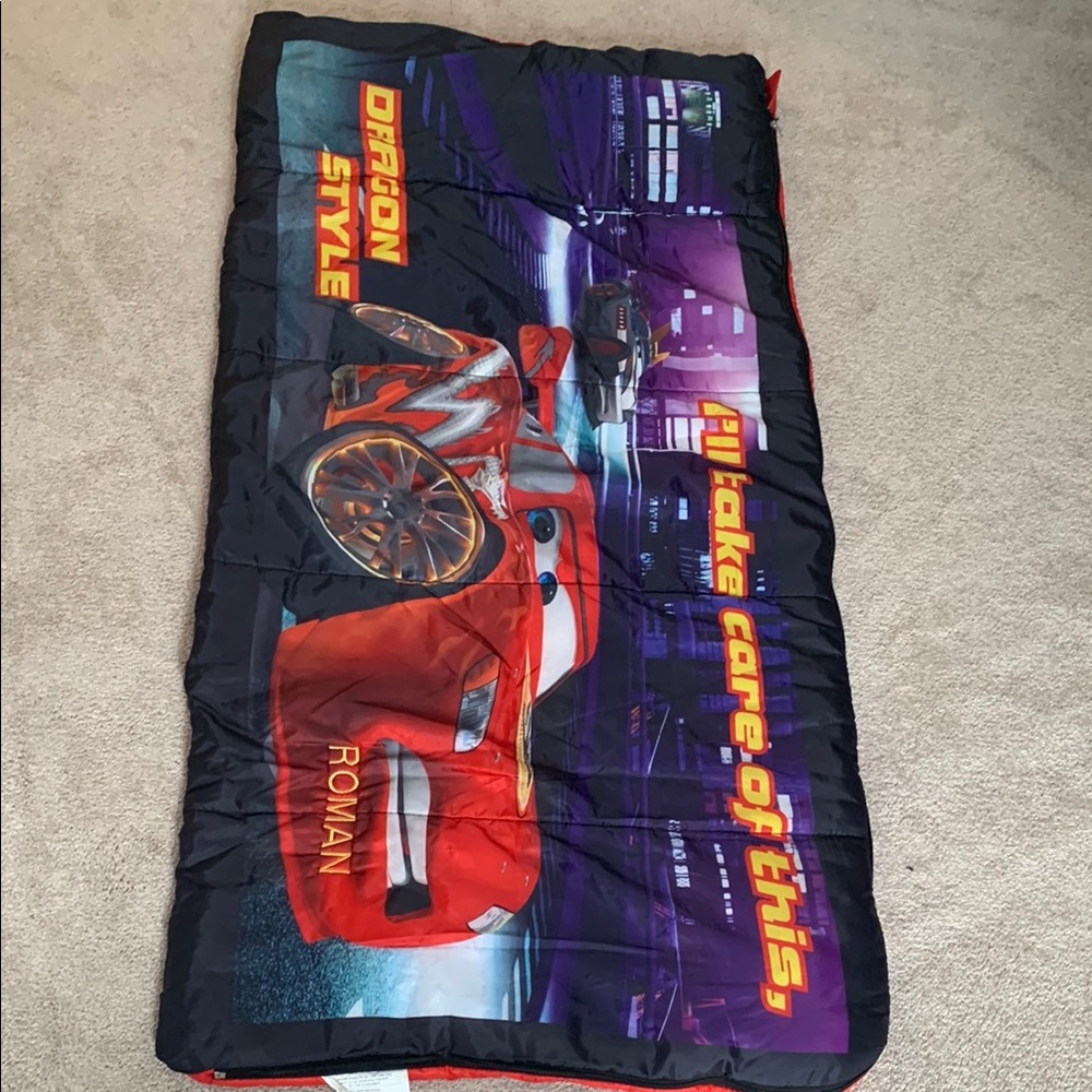 Disney Lightning McQueen Sleeping Bag